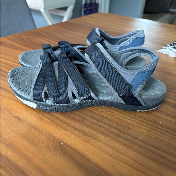 WHITIN Women's Sandals - Black and Gray - Picture 2 of 5